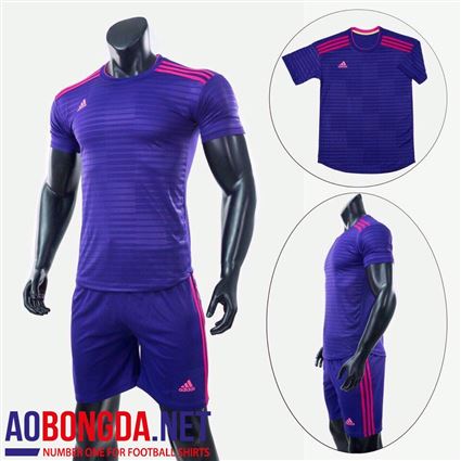 Áo Ko Logo tím vân nổi 2018