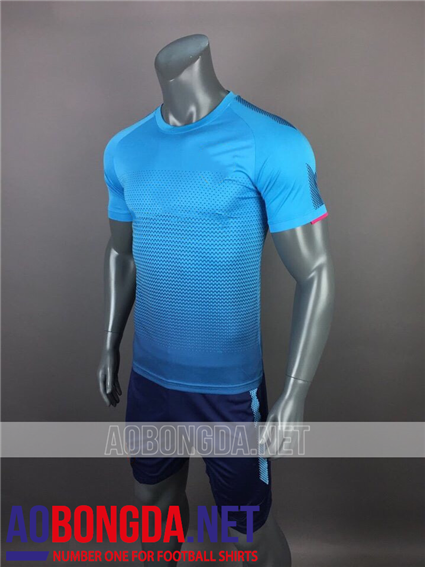 Áo ko logo Arsenal xanh mùa giải 2017-2018