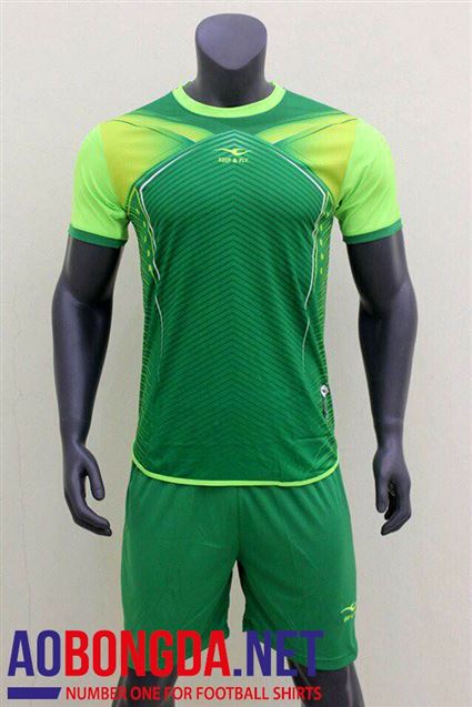 Áo Ko Logo Brush Xanh Lá 2018