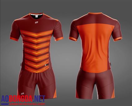 Áo Không Logo CP Legend nâu lưng cam