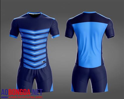 Áo Không Logo CP Legend xanh dương lưng xanh ngọc