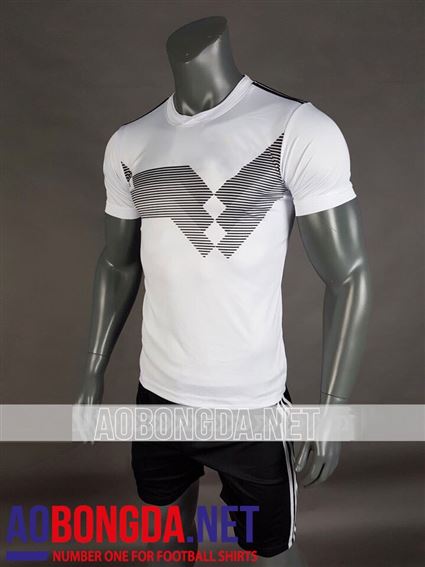 Áo Ko Logo Đức Trắng World Cup 2018