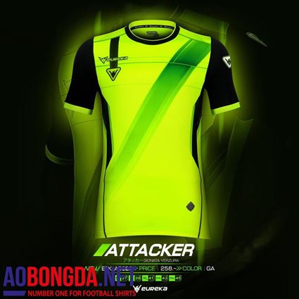 Áo ko logo Eureka Attacker chuối 2017-2018