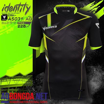 Áo Ko Logo Eureka identity đen