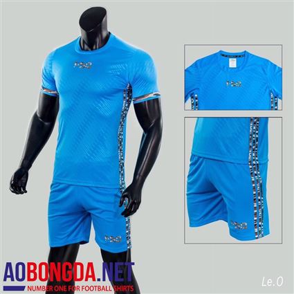 Áo Ko Logo F50 xanh ngọc vân nổi 2018