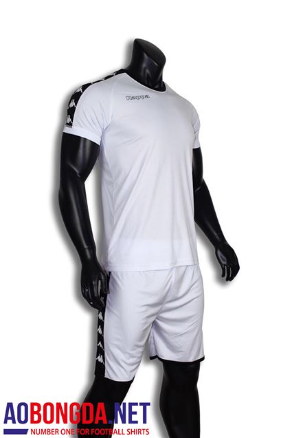 Áo Ko Logo Kappa training trắng