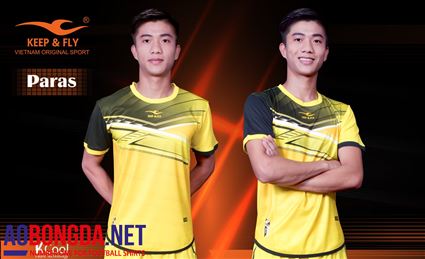 Áo Không Logo Keep & Fly Paras X Phan Văn Đức vàng