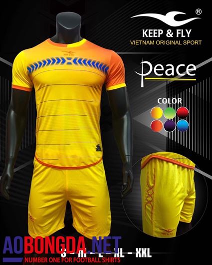 Áo Ko Logo Keep Fly Peace vàng