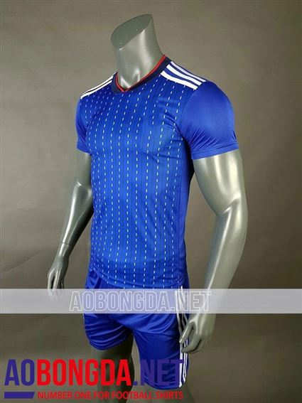 Áo Ko Logo Nhật Xanh World Cup 2018