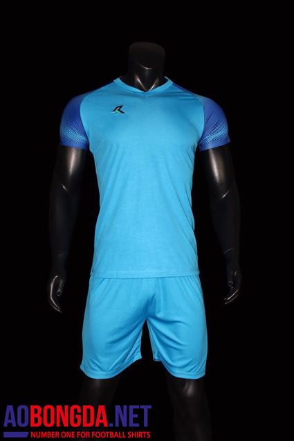 Áo Ko Logo Real Classic xanh ngọc 2019