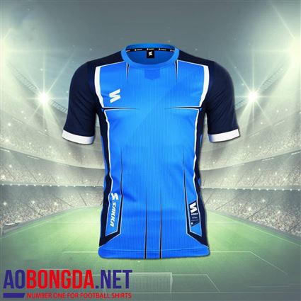 Áo Ko Logo Sakka String xanh ngọc tay tím than