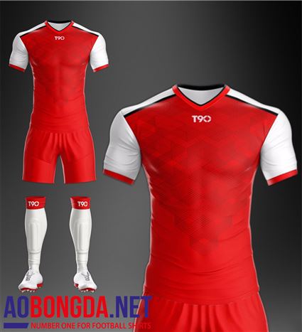 Áo Ko Logo T90-F đỏ