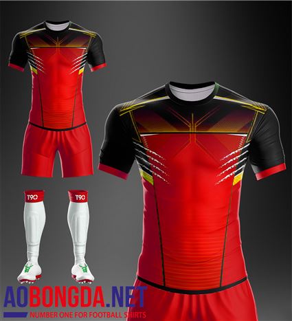 Áo Ko Logo T90-M đỏ