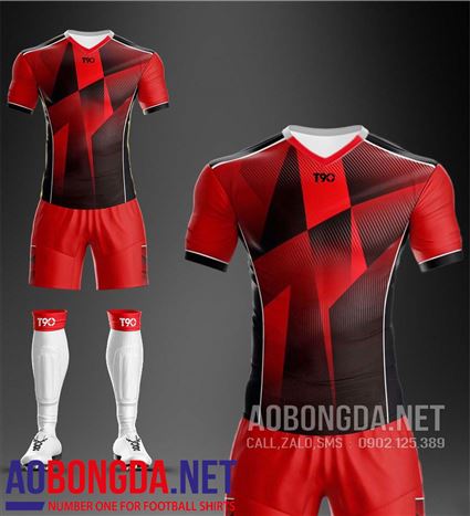 Áo Ko Logo T90-Victory đỏ