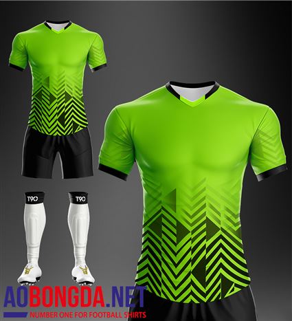 Áo Ko Logo T90-W xanh chuối