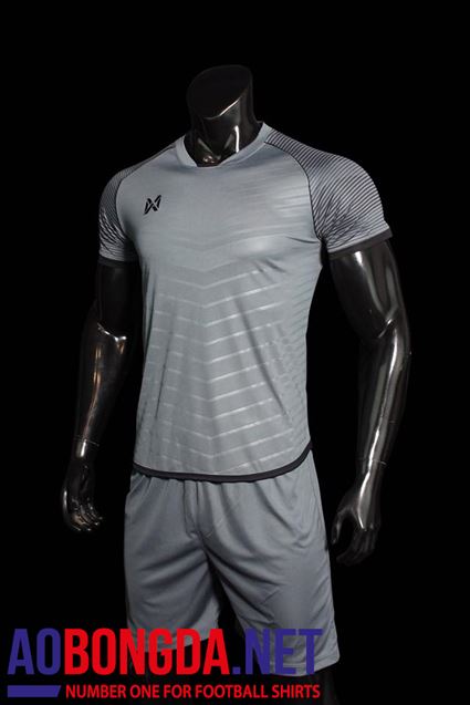 Áo Ko Logo Warrix Lonzo xám