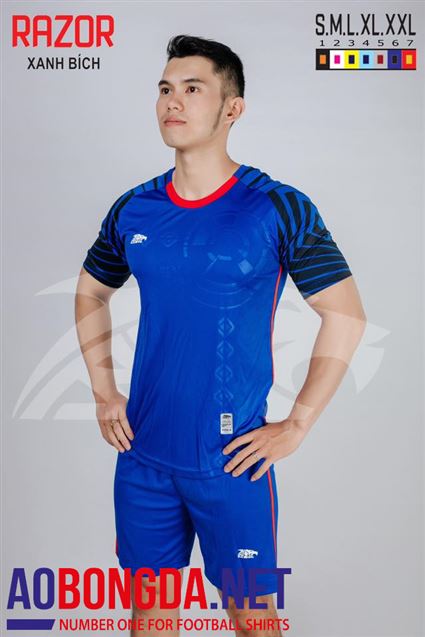 Áo Không Logo Razor xanh dương