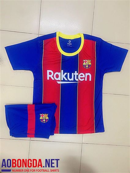 Bộ Quần Áo bóng đá trẻ em clb  Barcelona  sân nhà 2020-2022