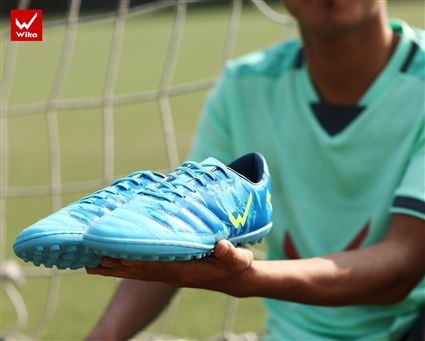 Giày Bóng Đá Wika Army xanh 2