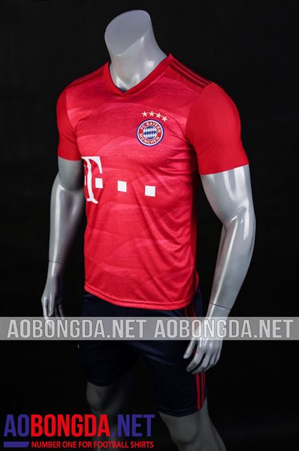 Áo Bóng Bayern đỏ sân nhà ngắn tay mùa giải 2019-2020