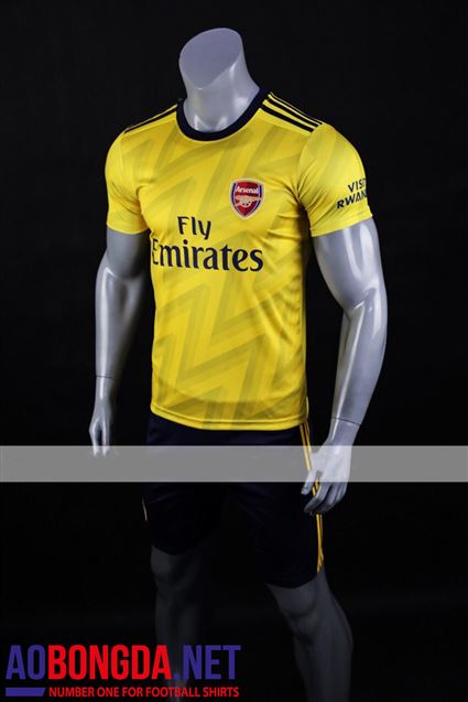 Áo Bóng Đá CLB Arsenal vàng sân khách mùa giải 2019-2020