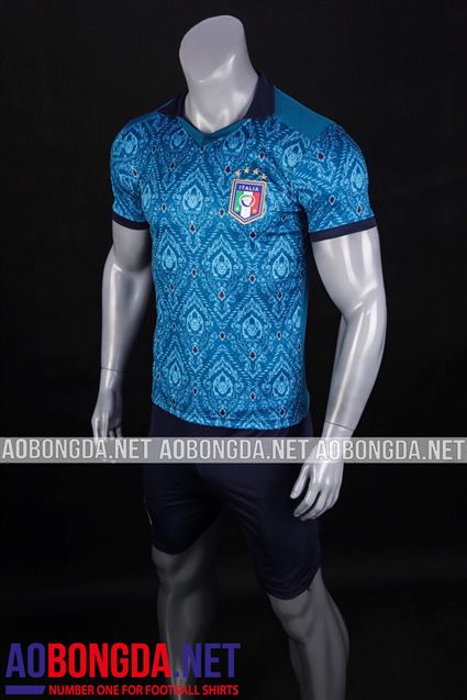 Áo Bóng Đá Đội Tuyển Ý xanh Euro 2020-2021