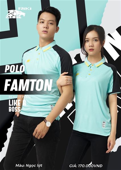 Áo Polo Riki Famton Ngọc Lợt