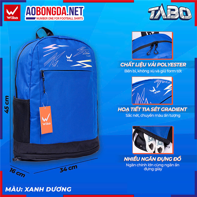 Balo Wika Tabo Xanh Dương