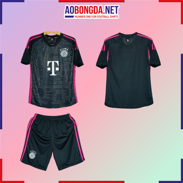 Áo Bóng Đá Câu Lạc Bộ Bayern Đen 2023-2024