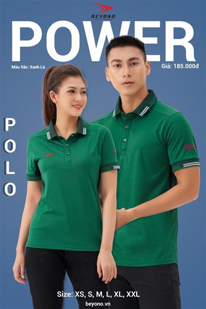 Áo Polo Beyono xanh lá