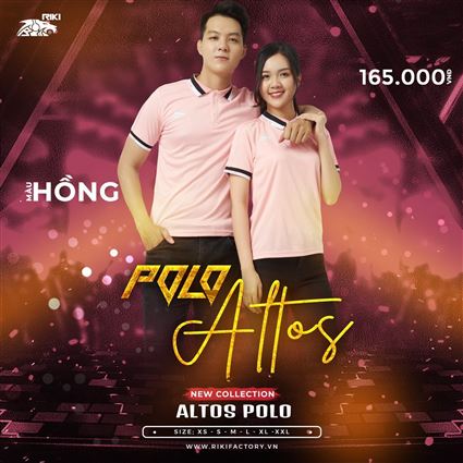 Áo Polo Riki Altos Hồng