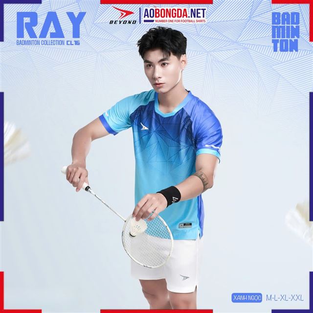 Áo Cầu Lông Beyono Ray CL16 Nam Xanh Ngọc