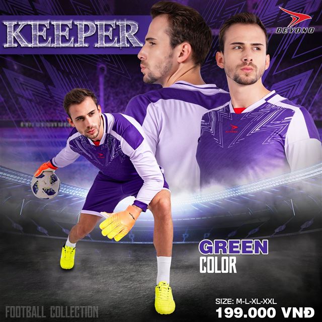 Bộ Quần Áo Thủ Môn Beyono Keeper Tím