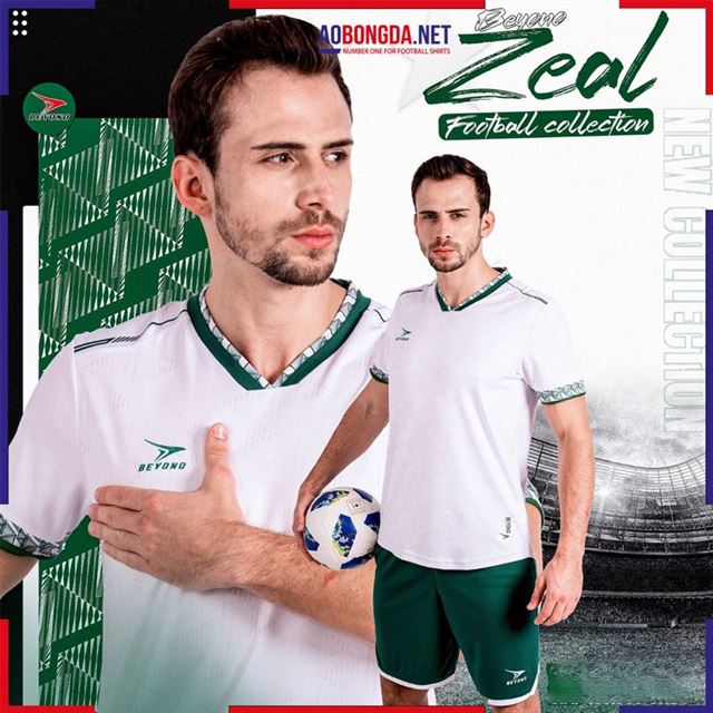 Áo Bóng Đá Không Logo Beyono Zeal Trắng