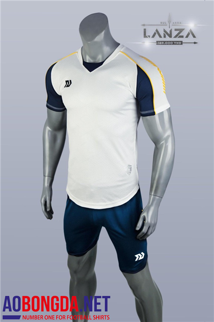 Áo Bóng Đá không logo Bulbal Lanza trắng