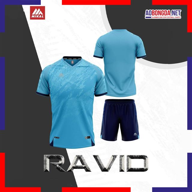 Áo Bóng Đá Không Logo Ravid Mikal.K1 Biển