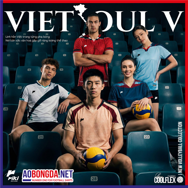 Bộ bóng chuyền Riki Vietsoul V Nữ