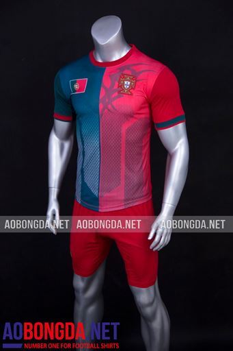 Áo Bóng Đá Bồ Đào Nha xanh đỏ Fantasy 2020-2021