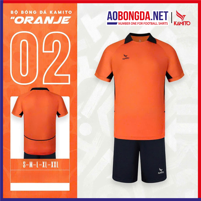 Áo Bóng Đá Không Logo Kamito Oranje 98 - World Cup 2026