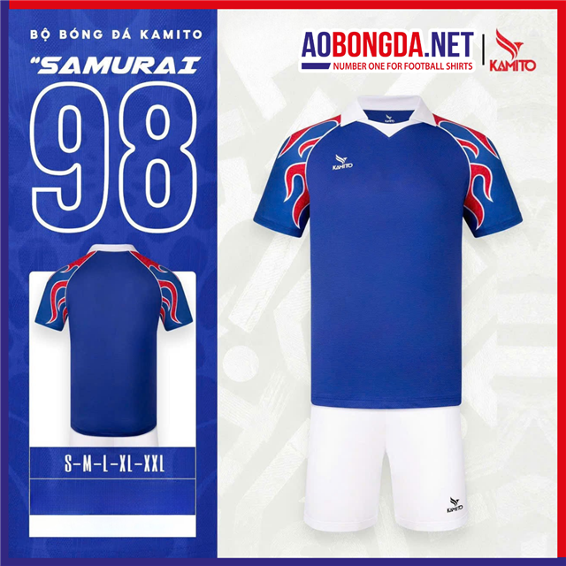 Áo Bóng Đá Không Logo Kamito Samurai 98 - World Cup 2026