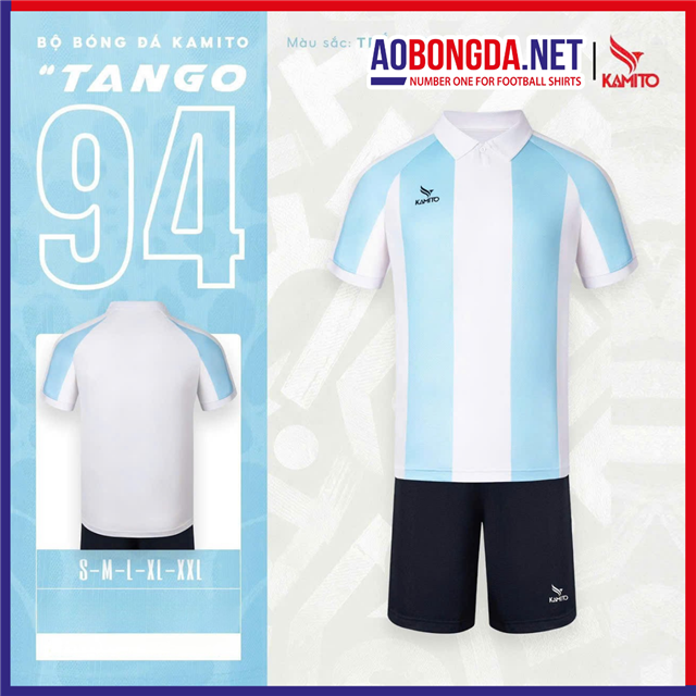 Áo Bóng Đá Không Logo Kamito Tango 94 - World Cup 2026