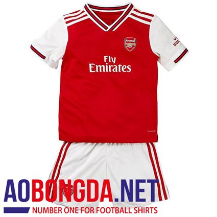 Bộ Quần Áo bóng đá trẻ em clb Arsenal đỏ sân nhà 2019-2020
