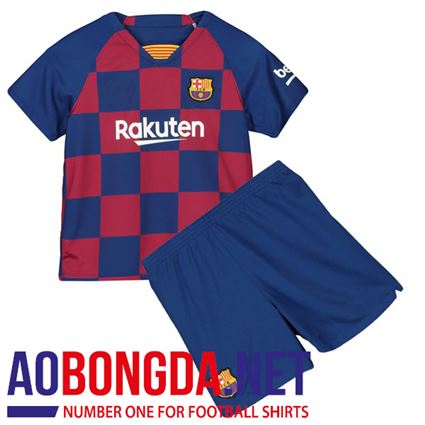 Bộ Quần Áo bóng đá trẻ em clb  Barcelona sân nhà 2019-2020