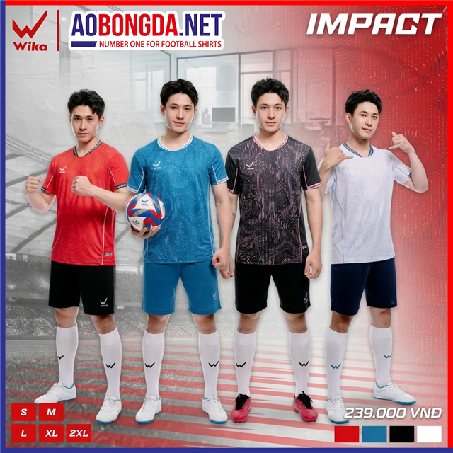Áo Bóng Đá Không Logo Wika Impact