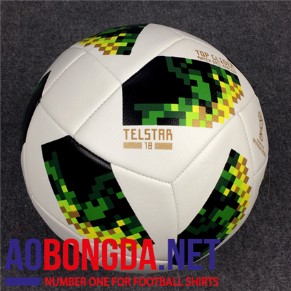 Quả bóng đá World Cup 2018 TELSTAR xanh trắng