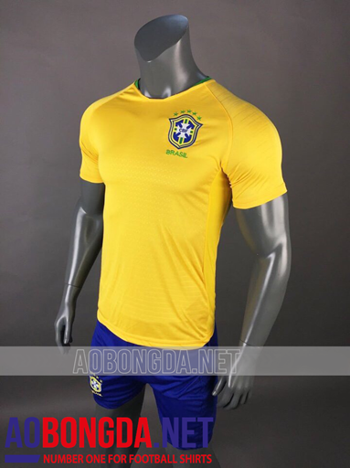 Áo Bóng Đá Brazil Vàng World Cup 2018 - 2019