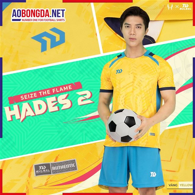 Áo Bóng Đá Không Logo Bulbal Hades 2 Vàng