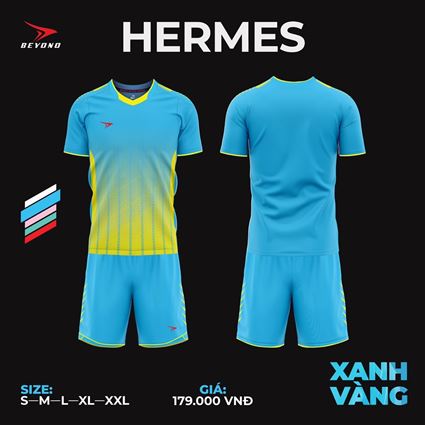 Áo Không Logo Beyono Hermes Xanh Vàng