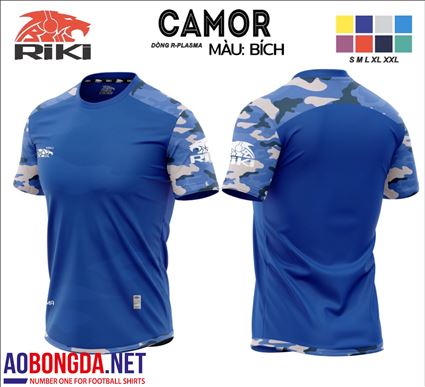 Áo Không logo Camor xanh dương