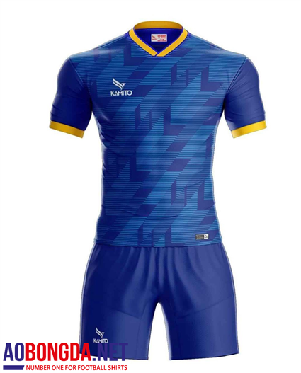 Áo Bóng Đá không logo Kamito xanh dương